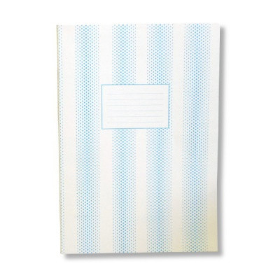 Книга учета А4, 60 л., клетка, СВЕТОЧ Бело-синяя, на скобе, картон, поле для заполнения