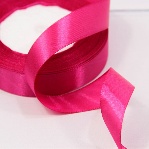 562-20/72 Лента Атласная Сатин 2см*25ярд Малиновый-72 1/10 1/400