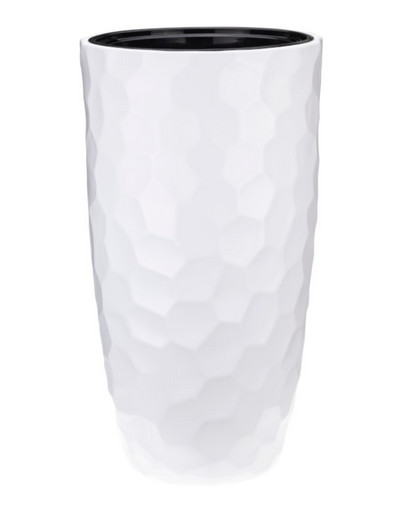 М3410/1 Кашпо МОЗАИКА D340мм H 630мм со вставкой Белый