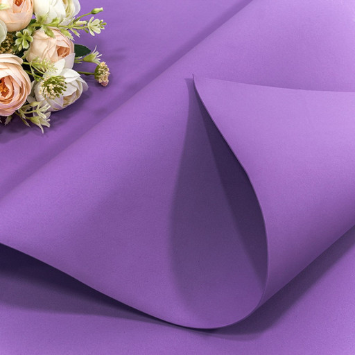 2020/29 Фоамиран в листах 1мм 70*60 (10 шт.) Фиолетовый 1/25