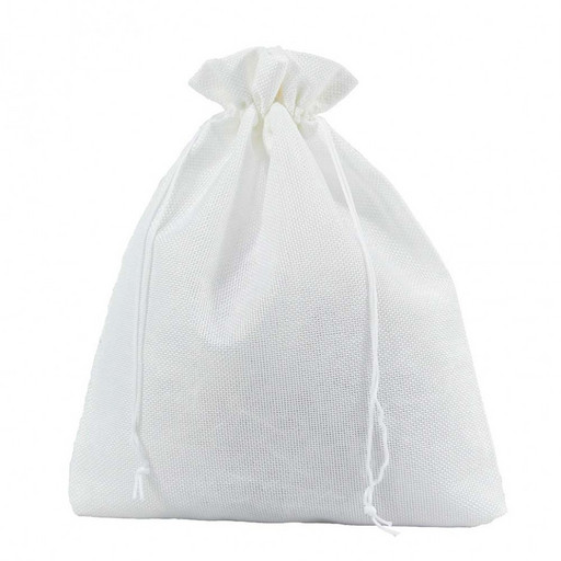 000809C/5 Мешочки из искусственного льна 26*32 Белый 1/25 1/400