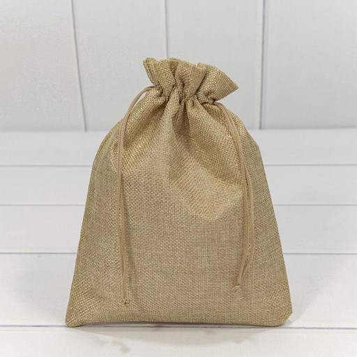 000809E/10 Мешочки из искусственного льна 18*23 1/25 1/1000