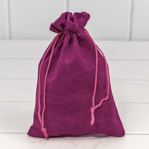 000811G/9 Мешочки бархатные 14*20 Красно-пурпурный 1/25 1/1500