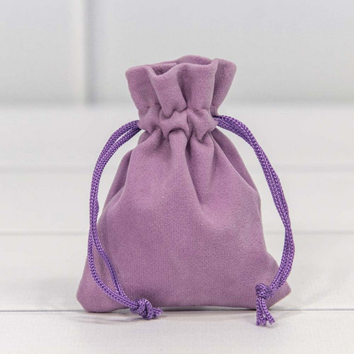 000811J/11 Мешочки бархатные 7*9 Сиреневый 1/50 1/3000