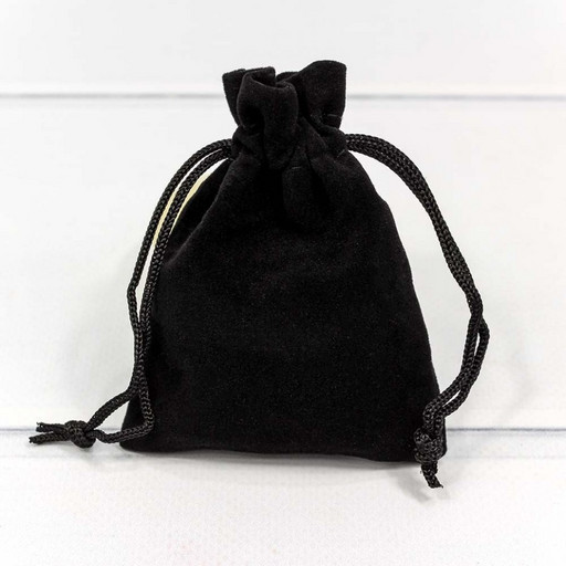 000811J/1 Мешочки бархатные 7*9 Чёрный 1/50 1/3000