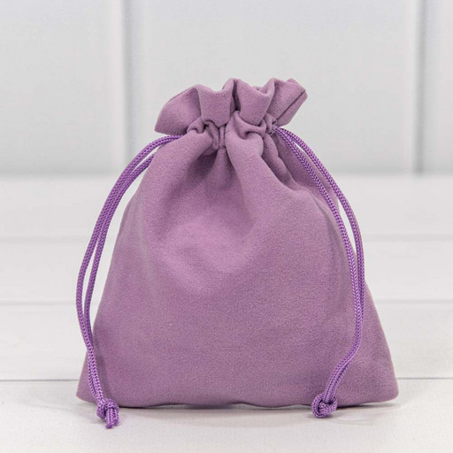 000811I/11 Мешочки бархатные 10*12 Сиреневый 1/50 1/2000