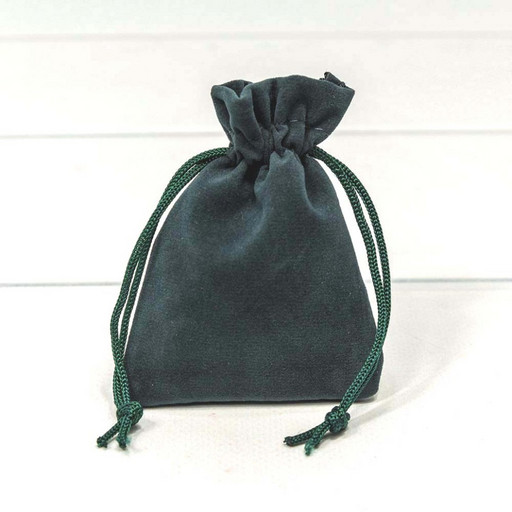 000811J/23 Мешочки бархатные 7*9 Сине-зелёный 1/50 1/3000