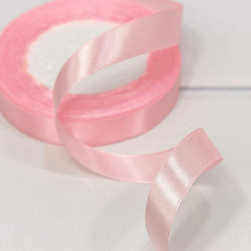 562-15/04 Лента Атласная Сатин 1,5см*25ярд Розовый-04 1/10 1/600