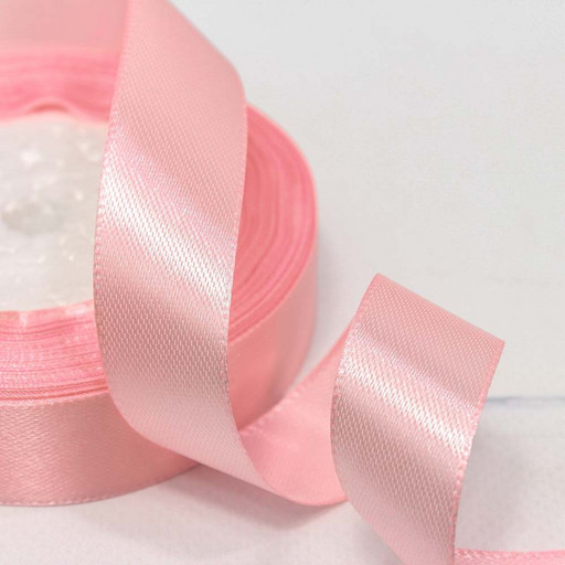 562-20/148 Лента Атласная Сатин 2см*25ярд Розовый-148 1/10 1/400