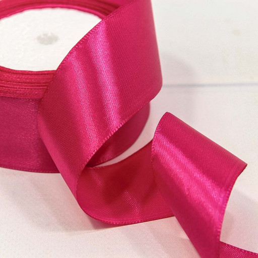 562-38/72 Лента Атласная Сатин 3,8см*25ярд Малиновый-72 1/5 1/200