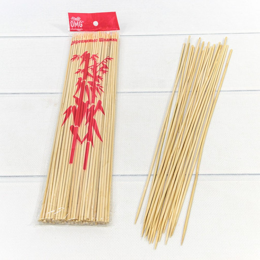 000778/35 Шпажки деревянные (100 шт.) 35см*3мм 1/50