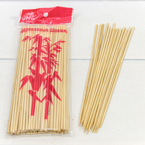 000778/20 Шпажки деревянные (100 шт.) 20см*3мм 1/200