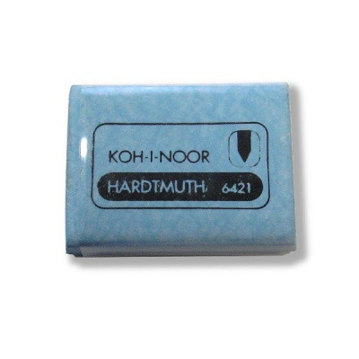 Ластик-клячка KOH-I-NOOR Hardtmuth, 47*36*9 мм, каучук, мягкий, синий