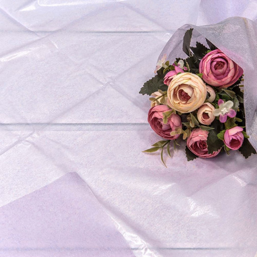 000102/27 Бумага в листах "Тишью" 50*66 (10 шт.) 27г Сиреневый 1/120