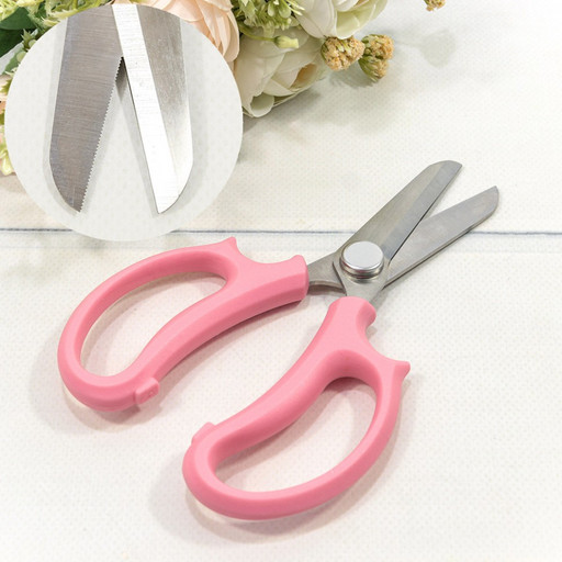 1037/3 Ножницы флористические 17,5см Розовый 1/12 1/240