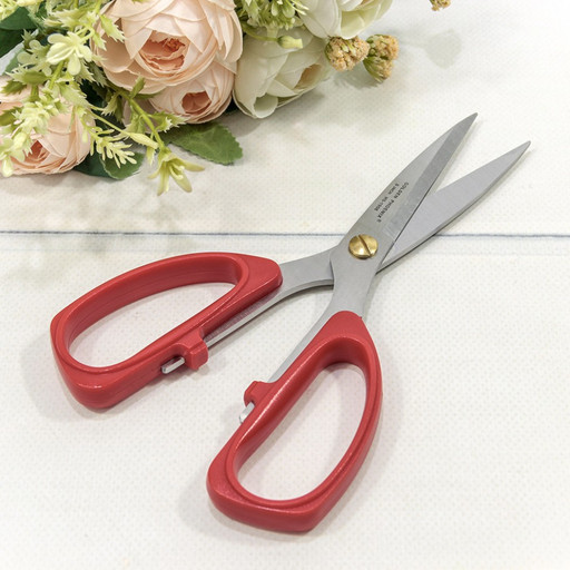 1039/2 Ножницы флористические 20см Красный 1/12 1/240