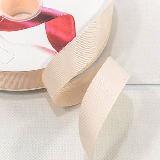 597-25/63 Лента Репсовая 2,5см*100ярд Персиковый 1/13 1/52