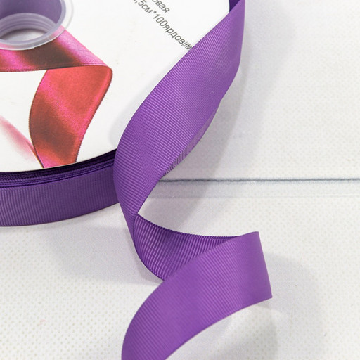 597-25/111 Лента Репсовая 2,5см*100ярд Фиолетовый 1/13 1/52