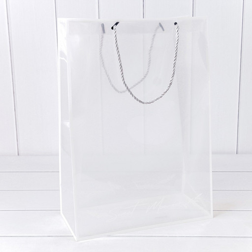 000175A/07 Пакет пластиковый 32*45*15 "Sweet Moment" Белый 1/10 1/120