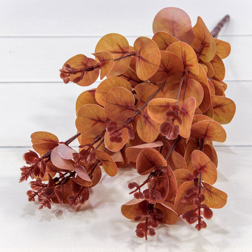 211-01-02 Искусственная зелень Эвкалипт 45см Коричневый 1/1