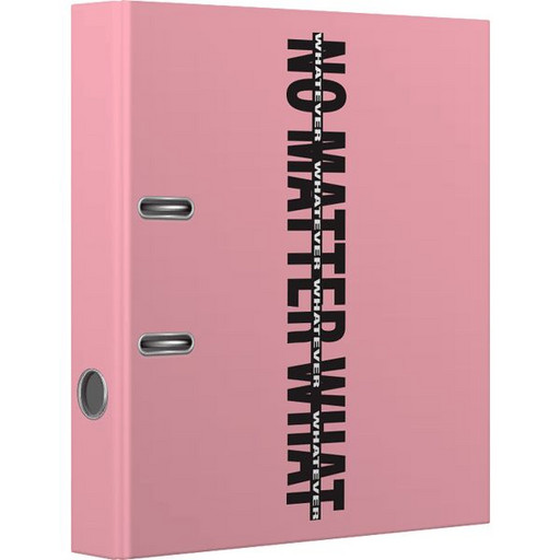 Папка–регистратор с арочным механизмом deVENTE Pastel, А4, 75 мм, картон, собранная, розовая*