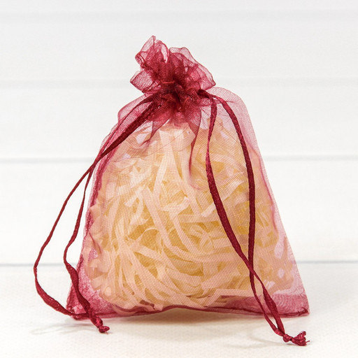 000801-18I Мешочки из органзы 9*12 Бордовый 1/100 1/5000