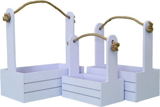 0010214 Ящик для декора Набор 3 в 1 (29*18*33,25*15*30,21*12*23) Лаванда