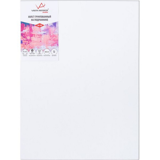 Холст на подрамнике грунтованный, 30*40 см, 100% лен, м/зерно, 340 г/м2, VISTA-ARTISTA Переславский