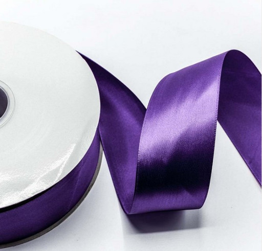 556-50/470 Лента Атласная Полиэстер класс А 5см*100ярд Тёмно-фиолетовый 1/5 1/20