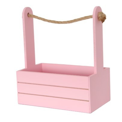0010186 Ящик для декора 21*12*23 Розовый