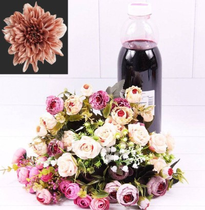 1400034-1 Краска для живых цветов коричневая (№ 34) 1л 1/1