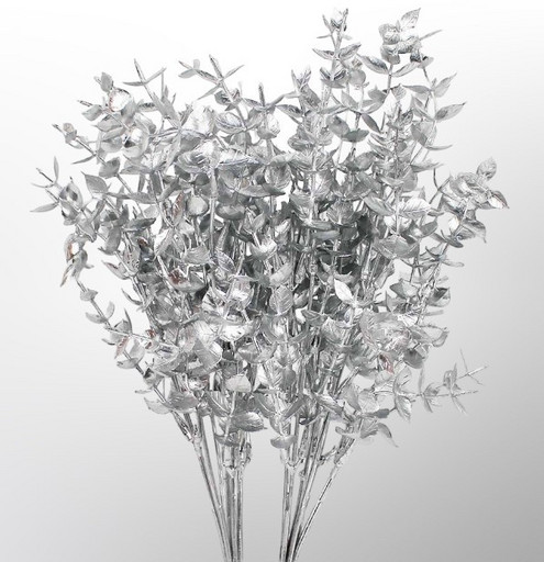 211-02-3816 Искусственные цветы Серебряный самшит 1/2