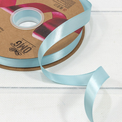 556-15/311 Лента Атласная Полиэстер класс А 1,5см*100ярд Голубой 1/13 1/52