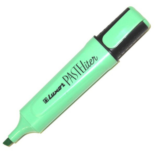 Текстовыделитель Luxor Pasteliter, светло-зеленый, 1-5 мм, плоский корпус