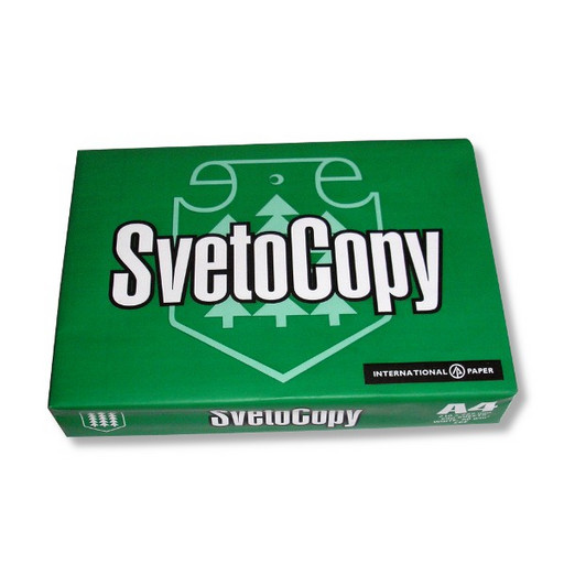 Бумага SVETOCOPY для оргтехники А4, 500 л., 80 г/м2, белизна СIE 146%, класс C