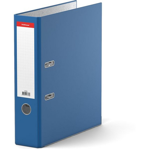 Папка–регистратор с арочным механизмом ErichKrause Colors, А4, 70 мм, м/кант, наклейка, голубой