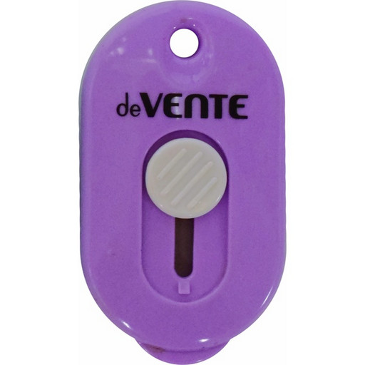 Нож канцелярский mini 9 мм deVENTE Pastel_сиреневый