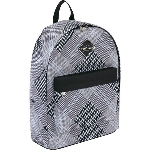 Рюкзак универсальный ErichKrause EasyLine 17L. Black&White, 39*29*13 см, 290 г, 1 отд., 1 карм.