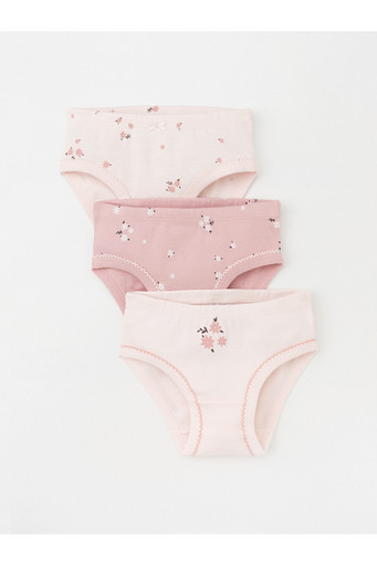 Набор трусы/ уп розовый жемчуг, розовый, букетик Ал