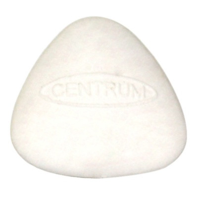 Ластик CENTRUM, 40*40*6 мм, синтетический каучук, треугольный, белый