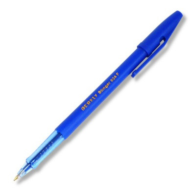 Ручка шариковая 0,7 мм синяя Berkly Stinger, масляная основа, тонированный корпус