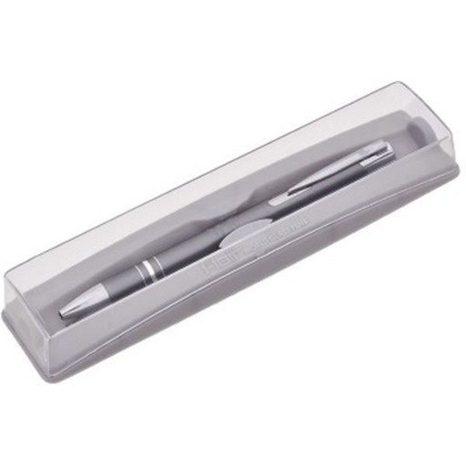 Ручка шариковая автоматическая Flair Skin, 0.7 мм, синяя, метал. корп., в футляре