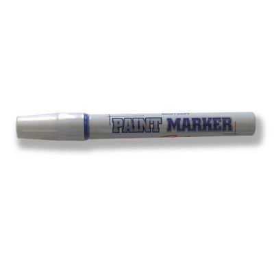 Маркер-краска 4,0 мм, синий MunHwa PM-02, пулевидный ПУ