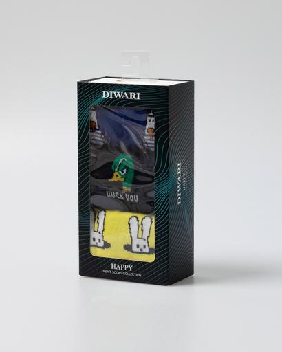 DIWARI Хлопковые носки HAPPY (3 пары)42-43