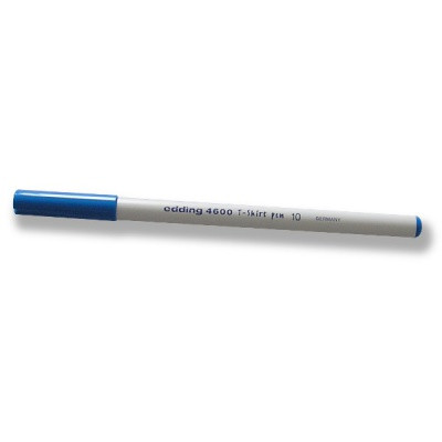 Маркер для ткани 1,0 мм, голубой Edding 4600, пулевидный ПУ