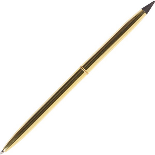 Ручка шариковая подарочная 2 в 1  FIORENZO поворотный механизм + карандаш,  корпус золото, синяя в картонном футляре