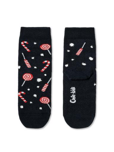 CONTE-KIDS Новогодние носки с пушистой нитью «Sweets»