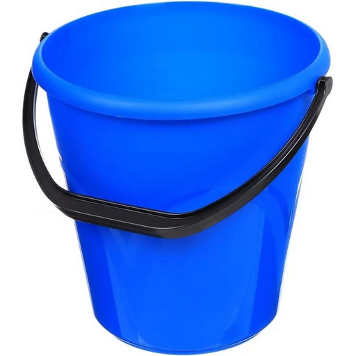 Ведро хозяйственное 12 л., без крышки, пластик, ассорти, Илан-пласт