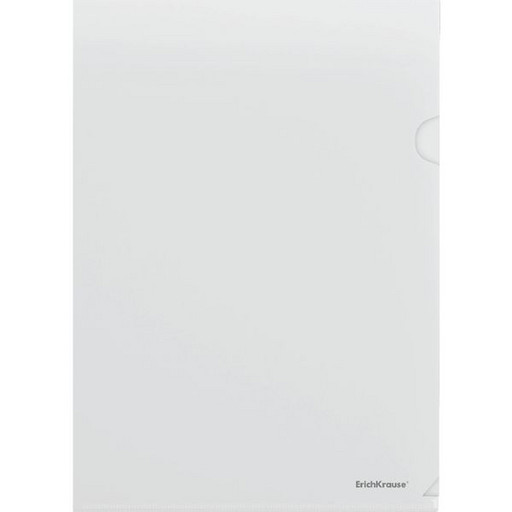 Папка-уголок А4, 160 мкм, ErichKrause Glossy Clear, пластик., полупрозр.,"зеркало"