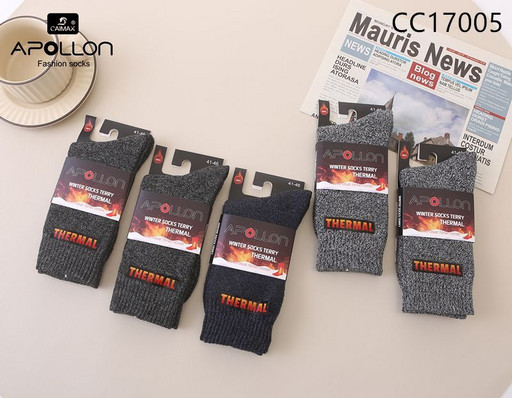Махровые мужские термо носки - 12 пар Махровые мужские термо носки - 12 пар